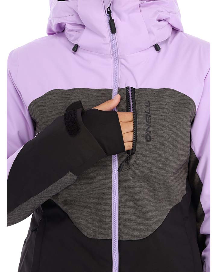 O'Neill Women's Carbonite Jacket - Purple Rose Women's Snow Jackets - SnowSkiersWarehouse