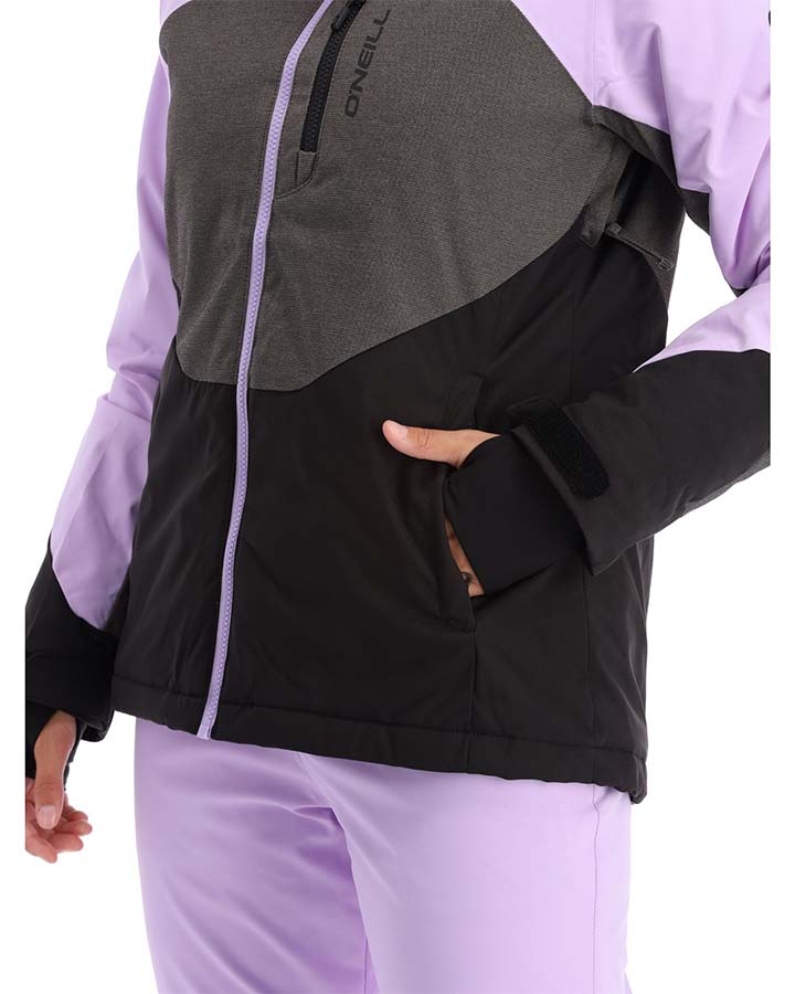 O'Neill Women's Carbonite Jacket - Purple Rose Women's Snow Jackets - SnowSkiersWarehouse