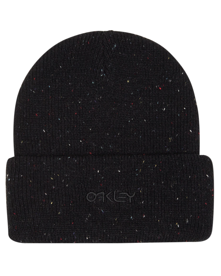 Oakley B1B Speckled Beanie - Blackout Beanies - Trojan Wake Ski Snow