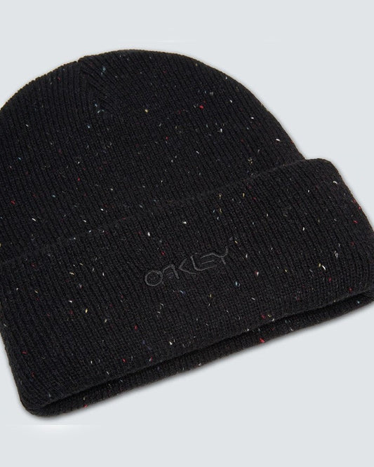 Oakley B1B Speckled Beanie - Blackout Beanies - Trojan Wake Ski Snow