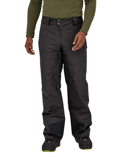Patagonia Insulated Powder Town Pants - Black Unisex Snow Pants - Trojan Wake Ski Snow