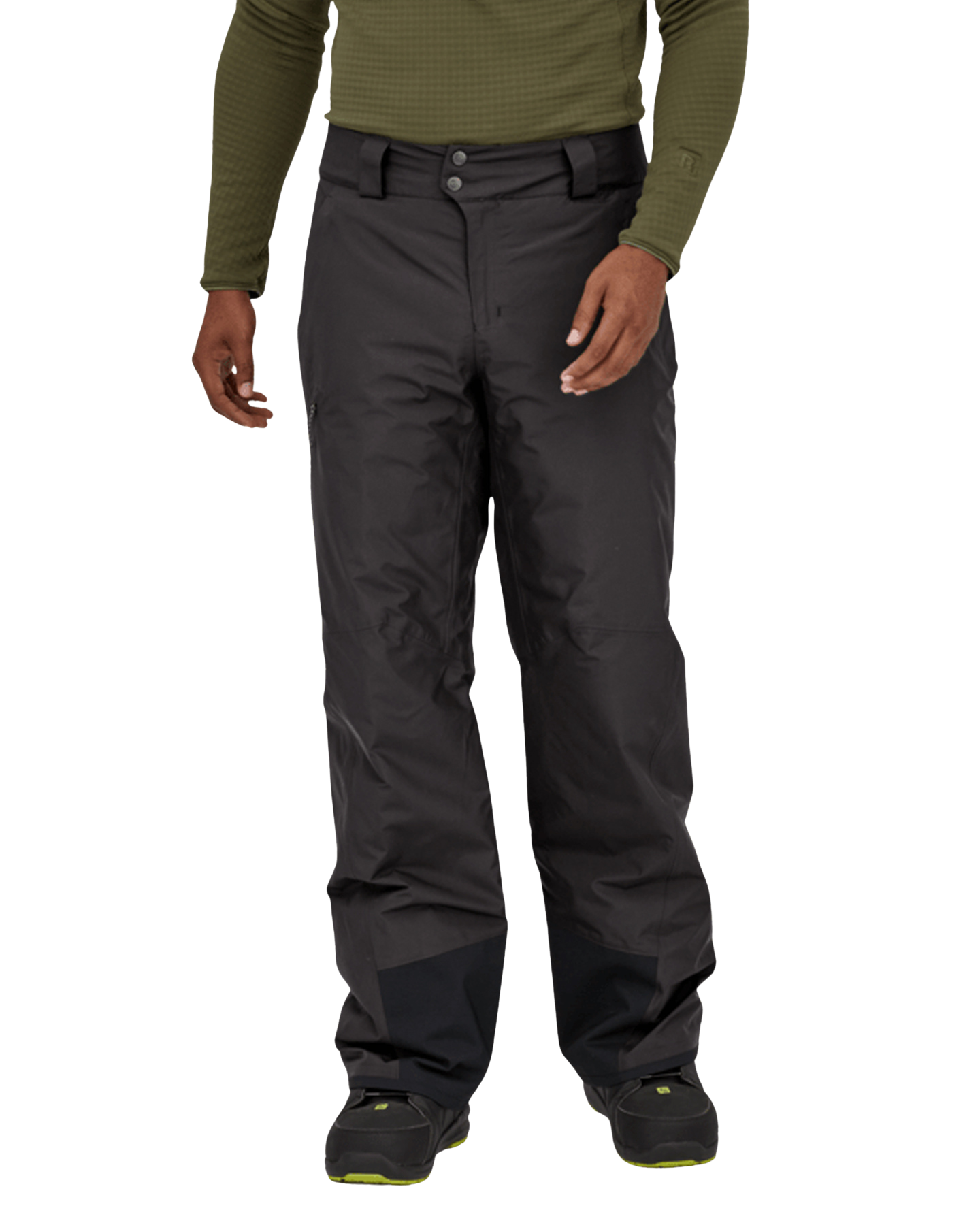 Patagonia Insulated Powder Town Pants - Black Unisex Snow Pants - Trojan Wake Ski Snow