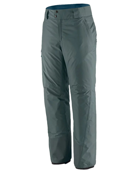 Patagonia Insulated Powder Town Pants - Nouveau Green Snow Pants - Trojan Wake Ski Snow