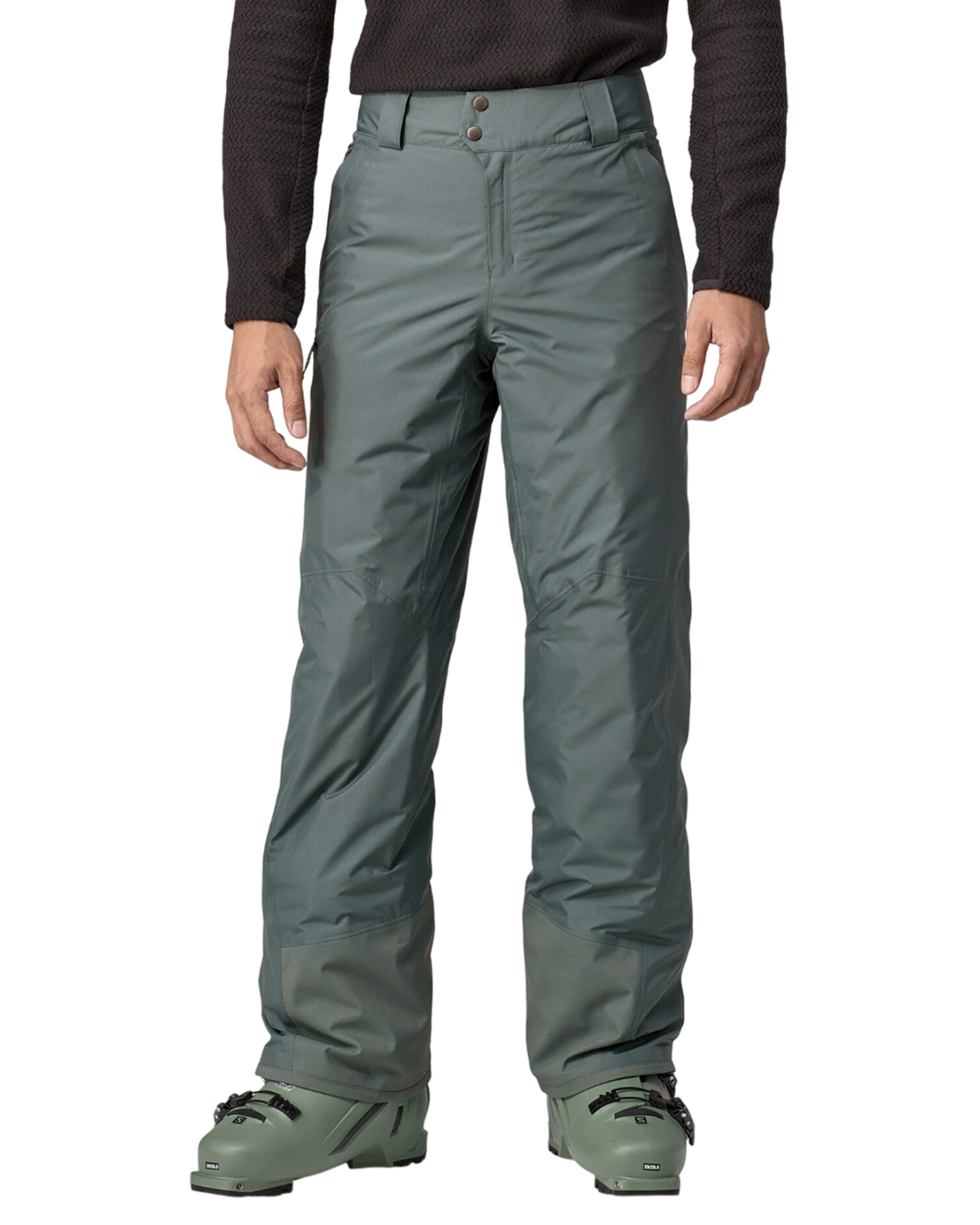 Patagonia Insulated Powder Town Pants - Nouveau Green Snow Pants - Trojan Wake Ski Snow