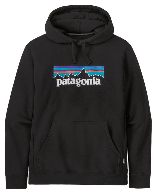 Patagonia P-6 Logo Uprisal Hoody - Black Hoodies & Sweatshirts - Trojan Wake Ski Snow