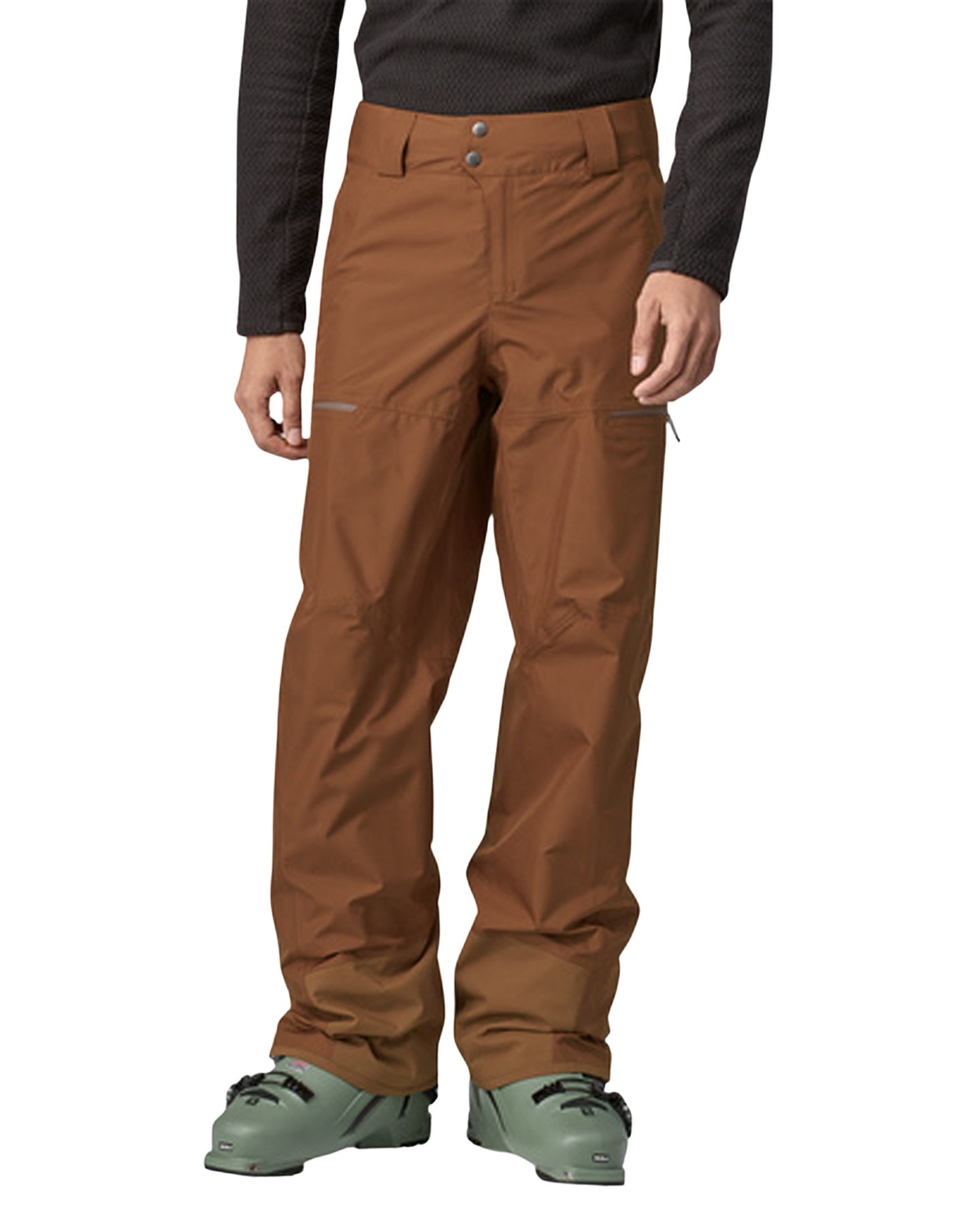 Patagonia Powder Town Pants - Reg - Moose Brown Unisex Snow Pants - Trojan Wake Ski Snow