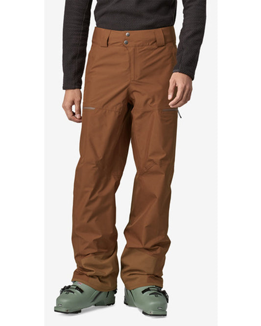 Patagonia Powder Town Pants - Reg - Moose Brown Men's Snow Pants - Trojan Wake Ski Snow