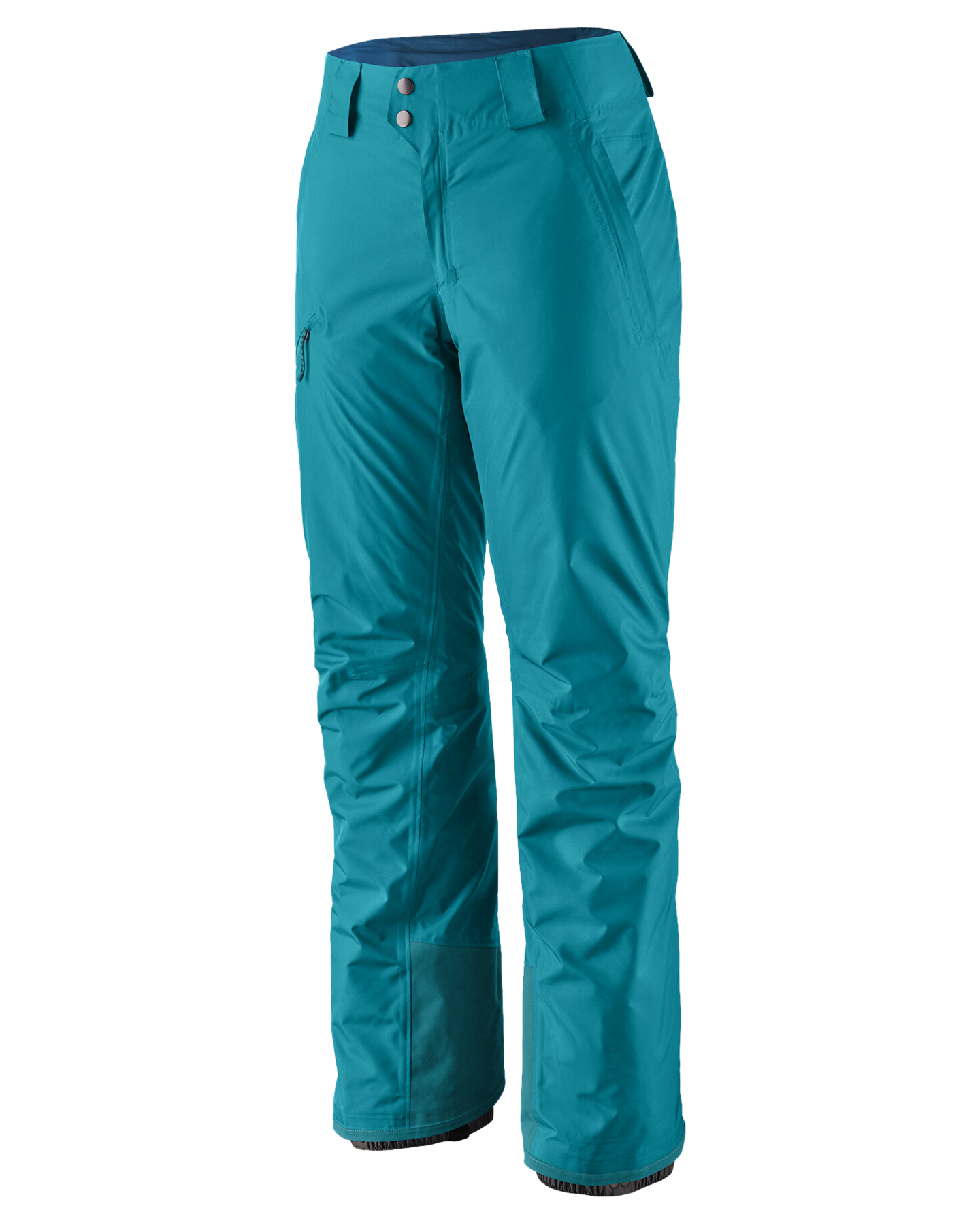 Patagonia Women's Insulated Powder Town Pants - Reg - Belay Blue Women's Snow Pants - Trojan Wake Ski Snow