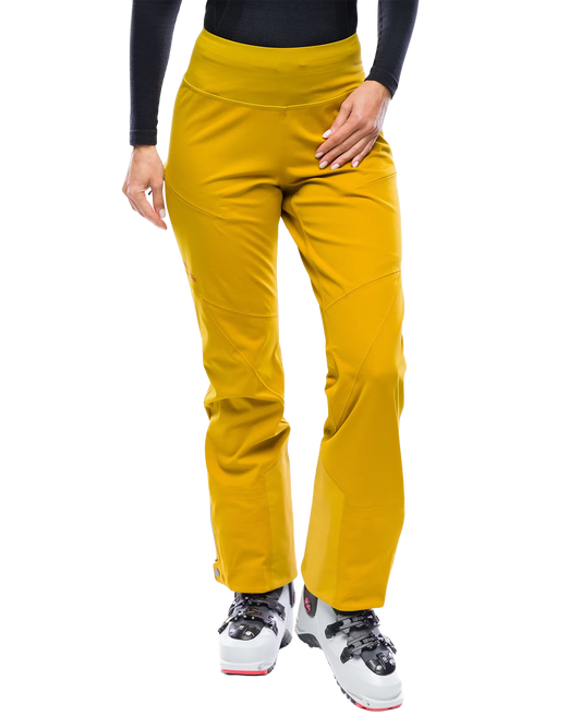 Patagonia Women's Upstride Pants - Cosmic Gold Women's Snow Pants - Trojan Wake Ski Snow