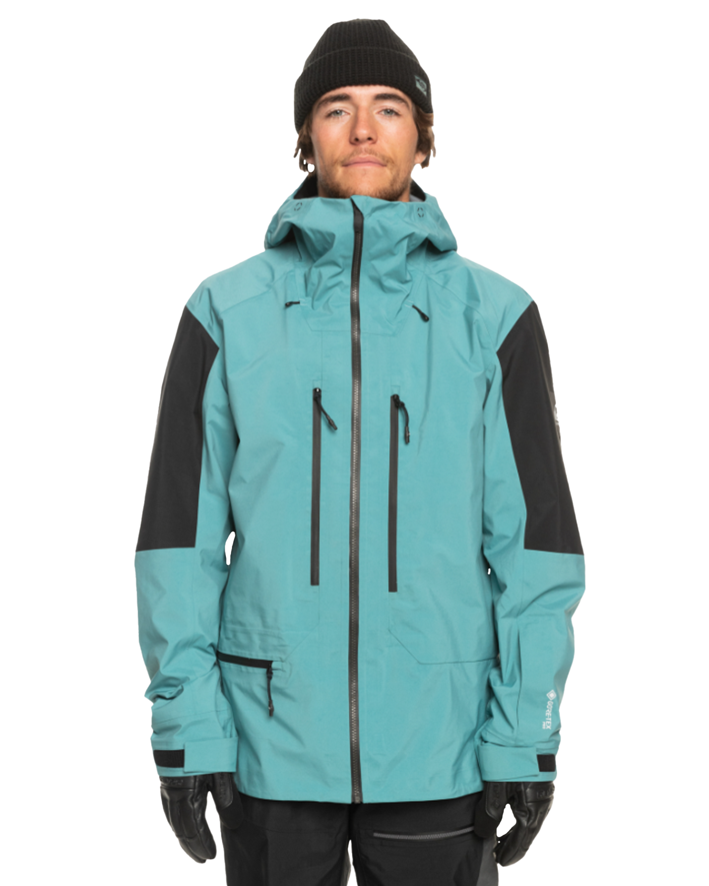 Quiksilver Highline Pro T Rice 3L Gore-Tex Technical Snow Jacket - Brittany Blue Snow Jackets - Trojan Wake Ski Snow