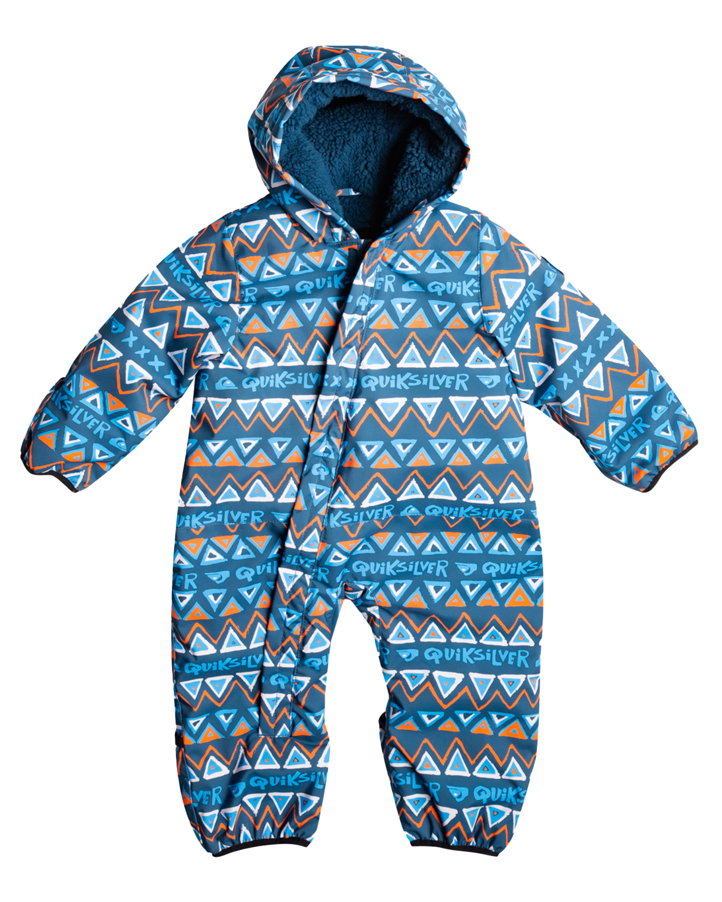 Quiksilver Baby Snow Suit - Snow Pyramid / Majolica Blue Onesies - Trojan Wake Ski Snow