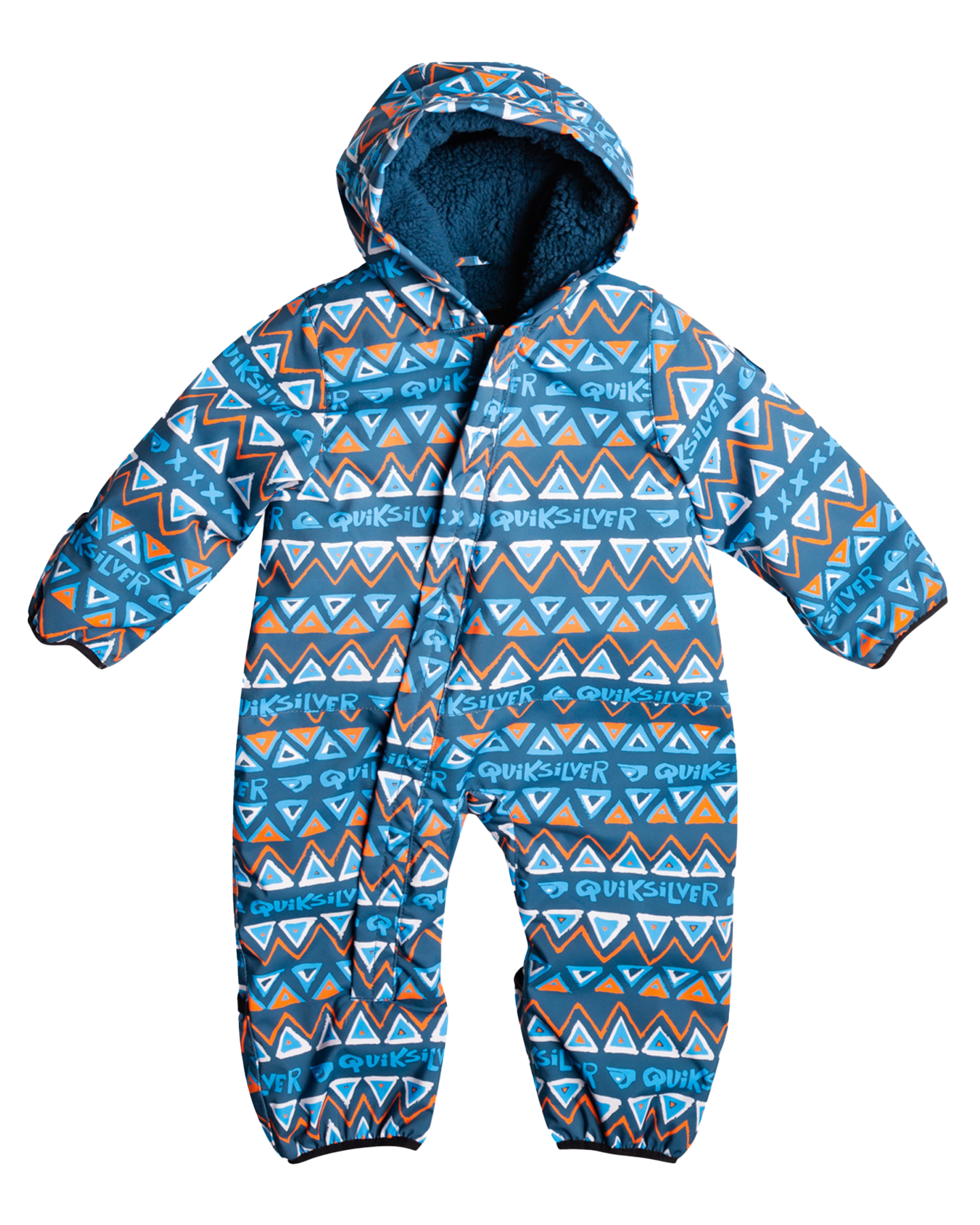Quiksilver Baby Snow Suit - Snow Pyramid / Majolica Blue Kids' Snow Onesies - SnowSkiersWarehouse