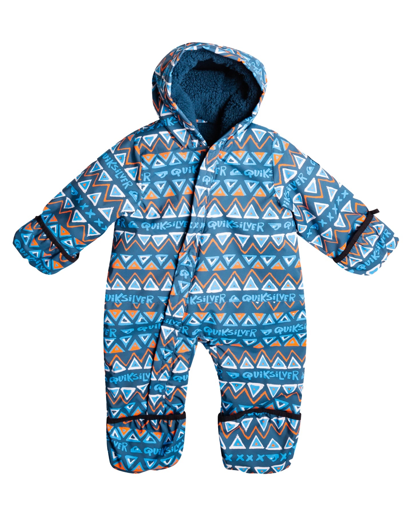 Quiksilver Baby Snow Suit - Snow Pyramid / Majolica Blue Onesies - Trojan Wake Ski Snow