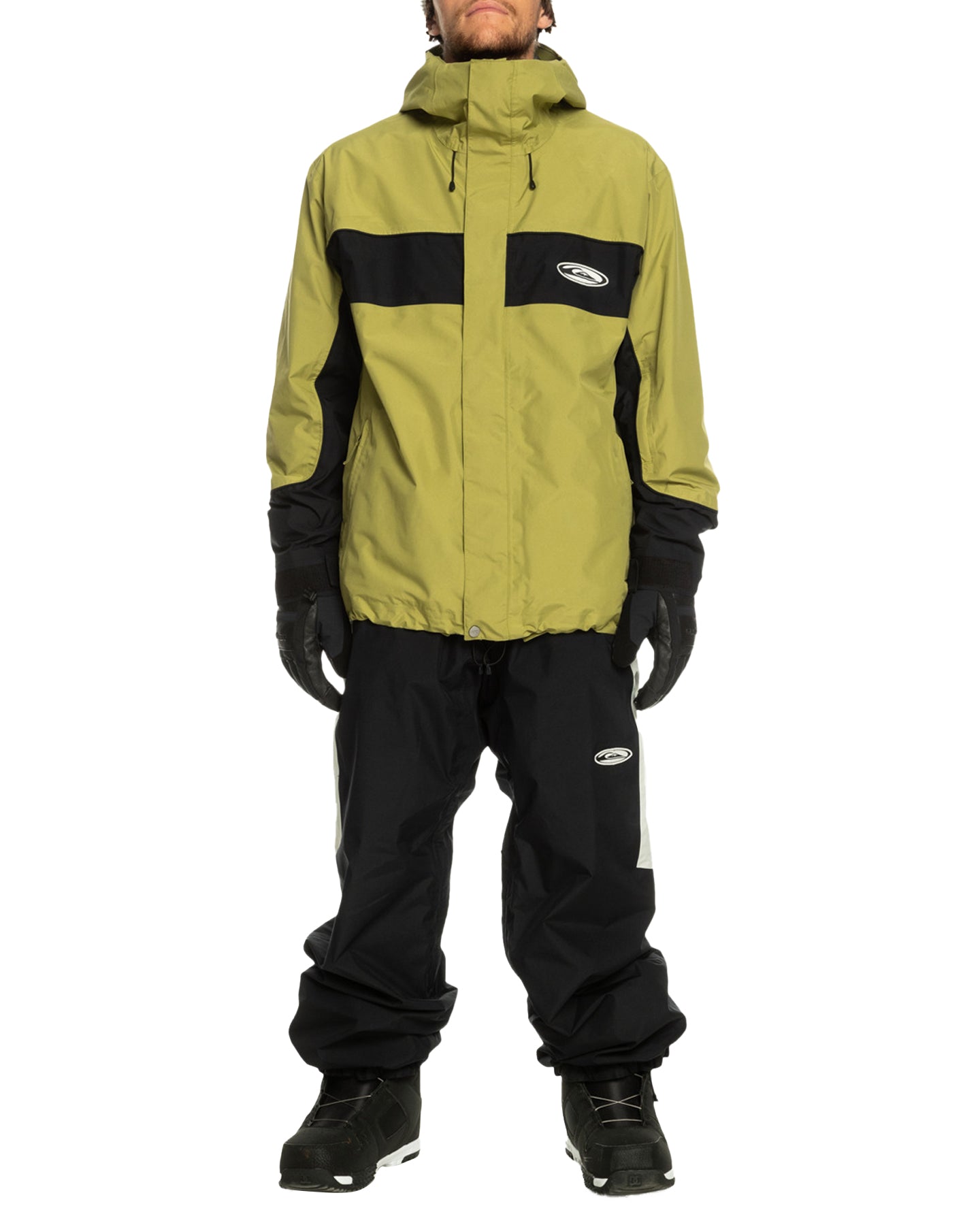 Quiksilver Men's High Altitude Gore-Tex® Technical Snow Jacket - Green Olive Snow Jackets - Trojan Wake Ski Snow