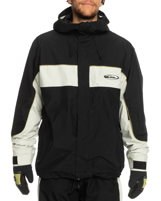 Quiksilver Men's High Altitude Gore-Tex® Technical Snow Jacket - True Black Men's Snow Jackets - SnowSkiersWarehouse