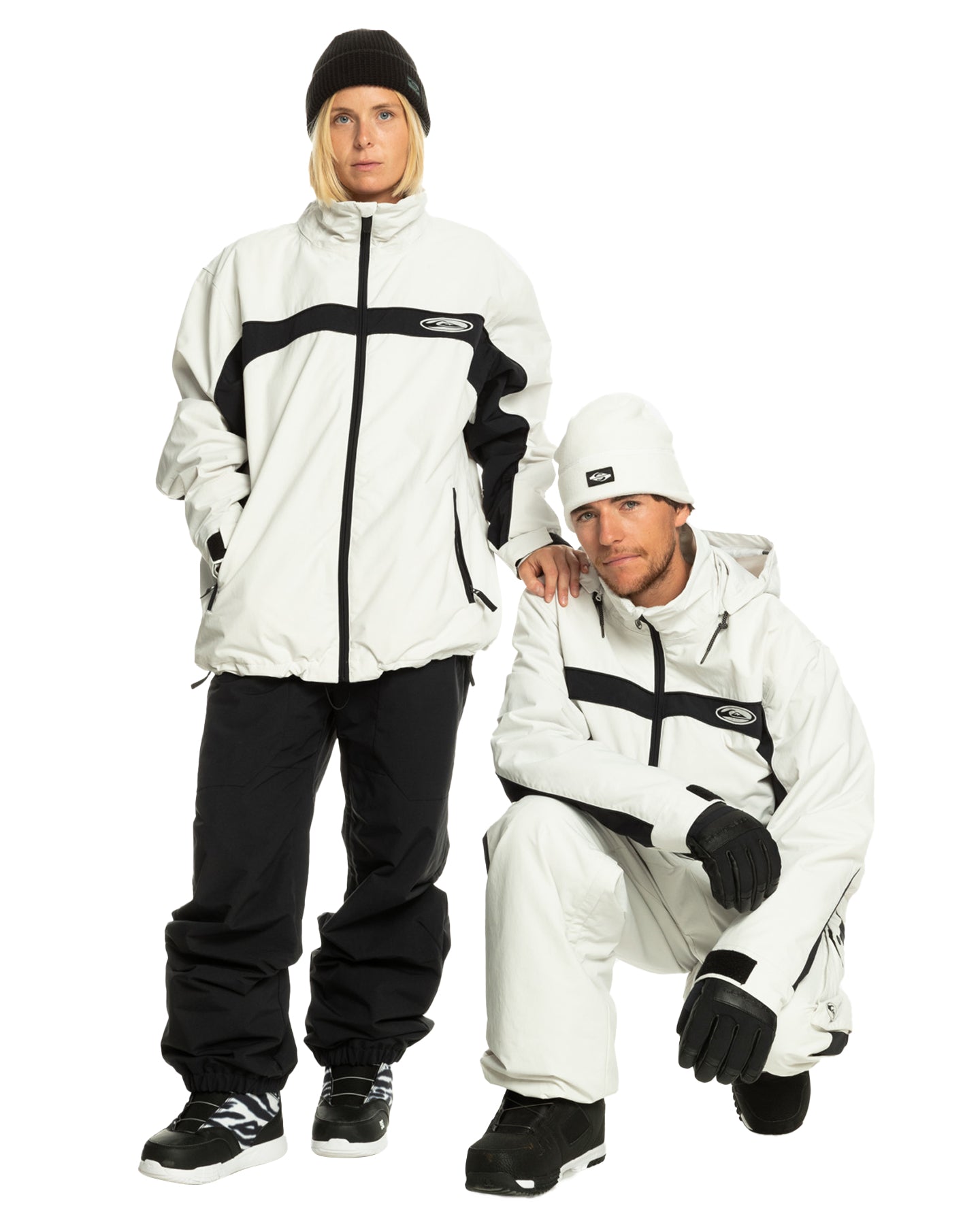 Quiksilver Men's Live Wire Technical Snow Jacket - Nimbus Cloud Men's Snow Jackets - SnowSkiersWarehouse