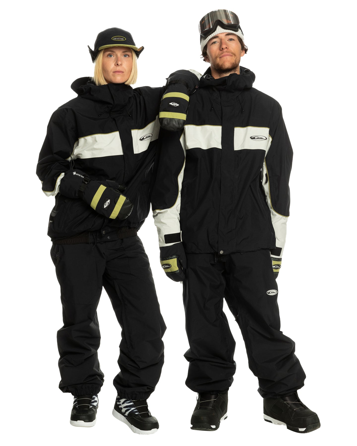 Quiksilver Men's Snow Down Technical Cargo Pants - True Black Men's Snow Pants - SnowSkiersWarehouse