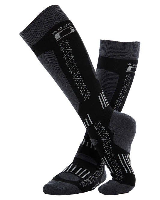 Elude Ultimate Tech Sock - True Black Socks - SnowSkiersWarehouse