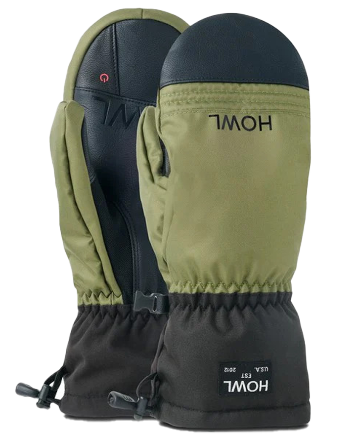 Howl Team Mittens - Olive - 2023 Snow Gloves & Mittens - Trojan Wake Ski Snow