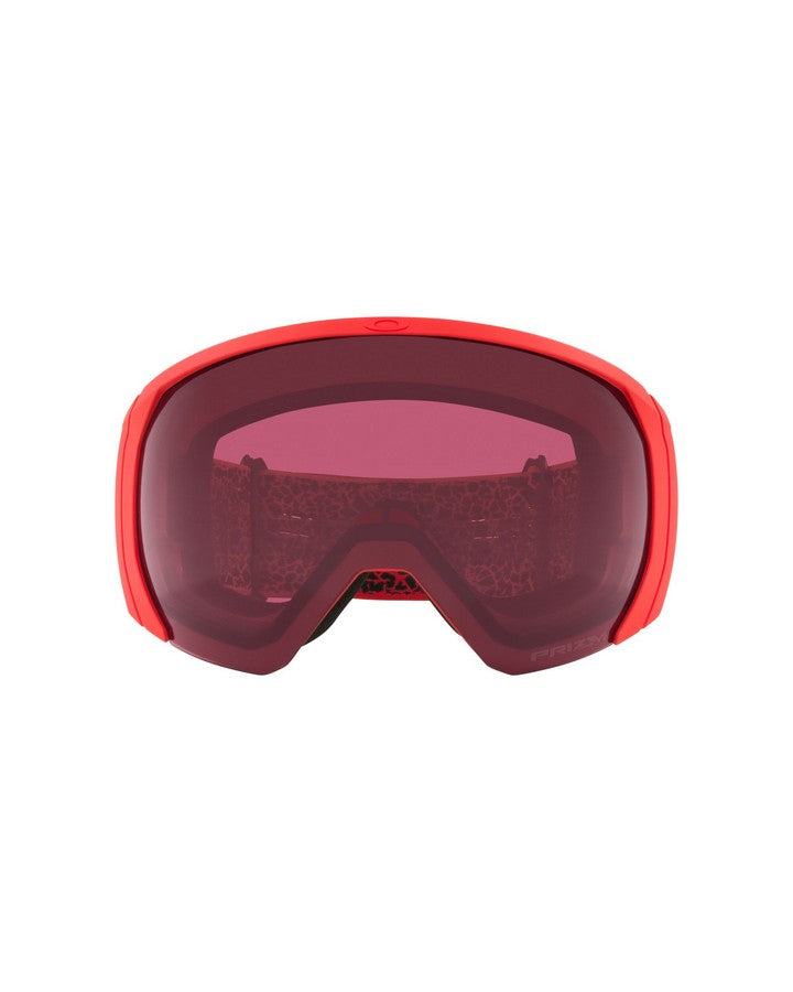 Oakley Flight Path L Snow Goggles - Redline Crackle / Prizm Snow Dark Grey Snow Goggles - Trojan Wake Ski Snow