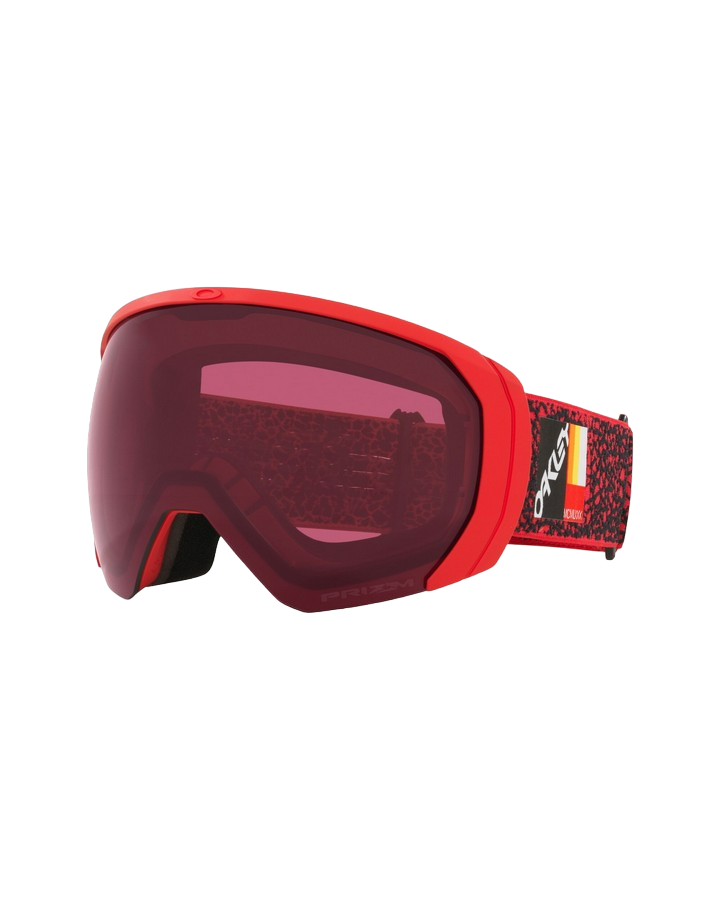 Oakley Flight Path L Snow Goggles - Redline Crackle / Prizm Snow Dark Grey Snow Goggles - Trojan Wake Ski Snow