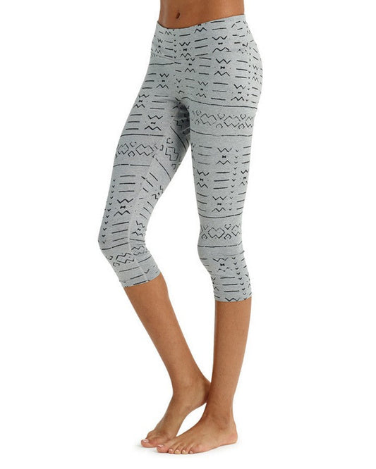 Burton Women's Midweight Capri - Grayscale / Boblafini Women's Thermals - Trojan Wake Ski Snow