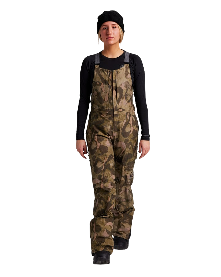 Burton [ak]® GORE-TEX 2L Kimmy Women's Snow Bib Pants - Victor Camo - 2022 Snow Bibs - Trojan Wake Ski Snow