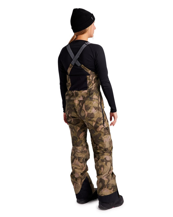 Burton [ak]® GORE-TEX 2L Kimmy Women's Snow Bib Pants - Victor Camo - 2022 Snow Bibs - Trojan Wake Ski Snow