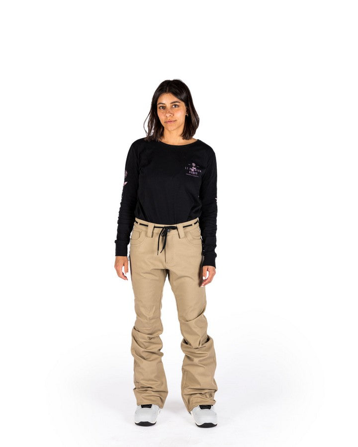 L1 Heartbreaker Twill Womens Pant - Dune - 2022 Snow Pants - Trojan Wake Ski Snow