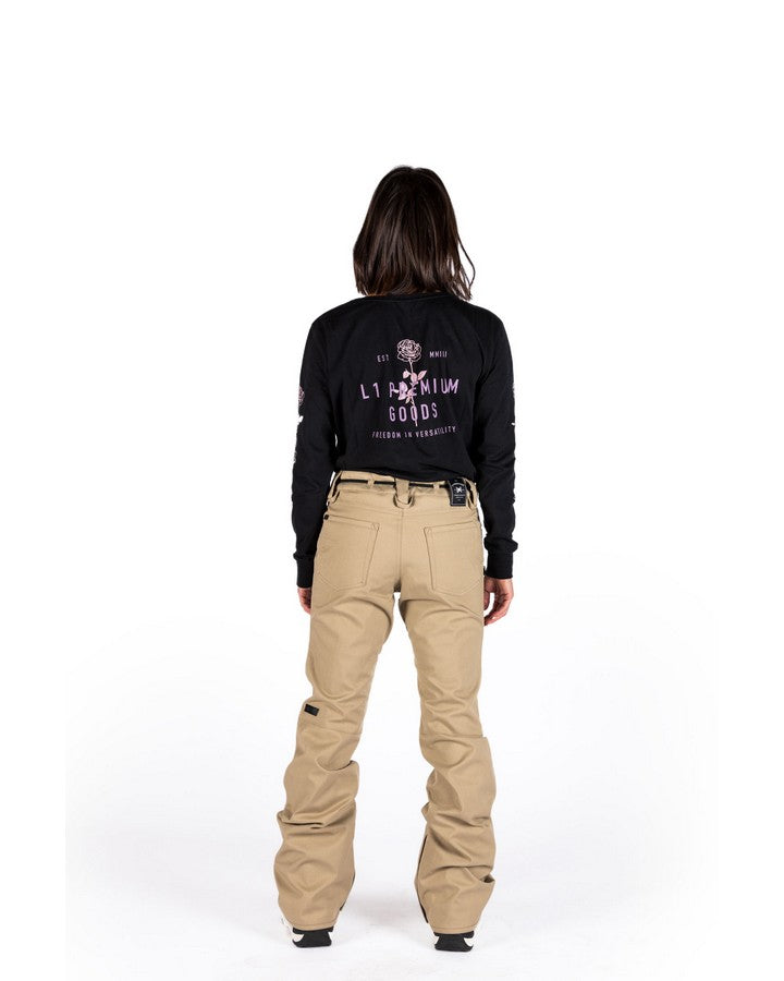 L1 Heartbreaker Twill Womens Pant - Dune - 2022 Snow Pants - Trojan Wake Ski Snow