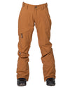 Nikita Womens White Pine Textured Pant - Caramel - 2021 Snow Pants - Trojan Wake Ski Snow