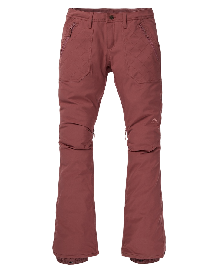 Burton Womens Vida Pant - Rose Brown - 2021 (L) Snow Pants - Trojan Wake Ski Snow