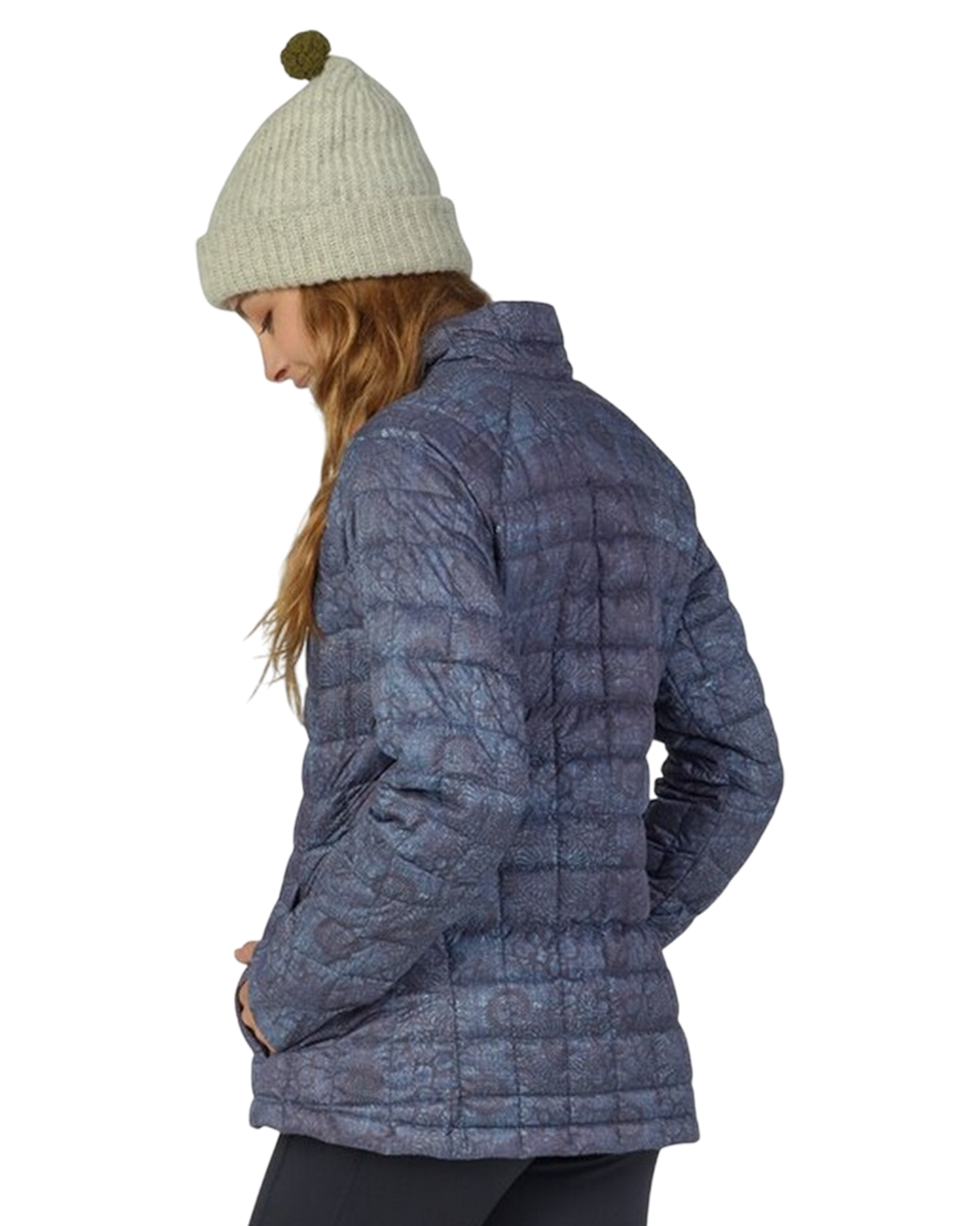 Burton Women's [ak]® Baker Lite Down Jacket - Indigo Floral Jackets - Trojan Wake Ski Snow