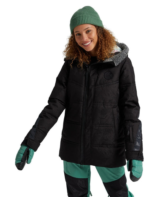 Burton Womens Larosa Jacket - True Black - 2021 (S) Snow Jackets - Trojan Wake Ski Snow