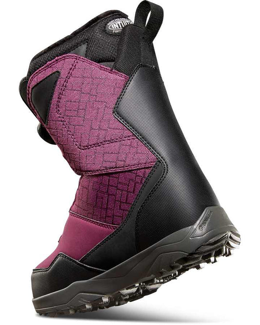 Thirtytwo Shifty Boa Womens Snowboard Boots - Black/Purple - 2023 Snowboard Boots - Trojan Wake Ski Snow