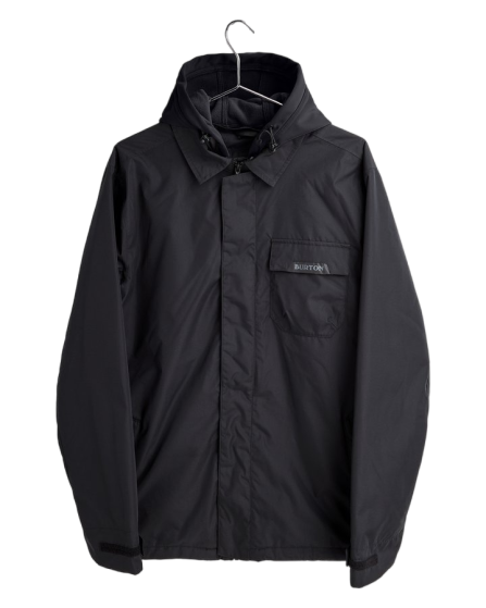 Burton Mens Dunmore 2L Jacket - True Black - 2023 Snow Jackets - Trojan Wake Ski Snow