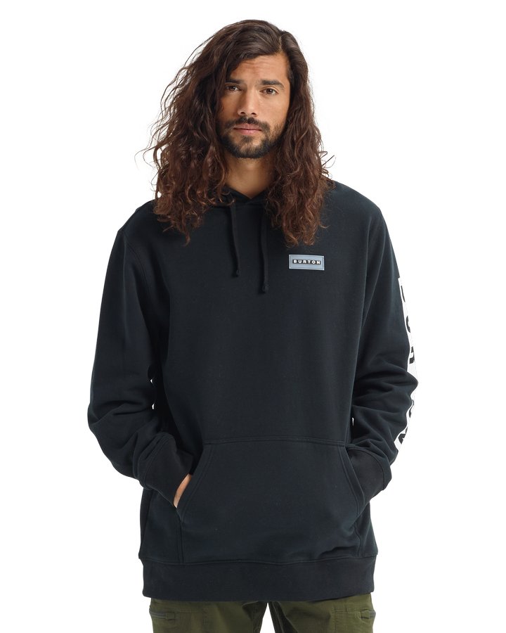 Burton Vault Pullover Hoodie - True Black Hoodies & Sweatshirts - Trojan Wake Ski Snow