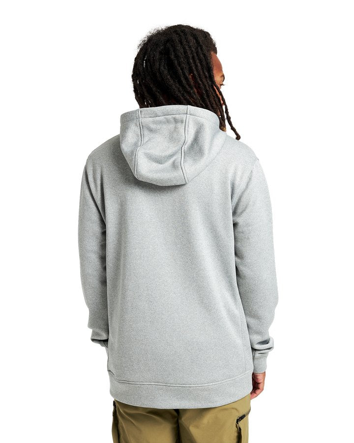 Burton Oak Seasonal Full-Zip Fleece - Gray Heather Hoodies & Sweatshirts - Trojan Wake Ski Snow