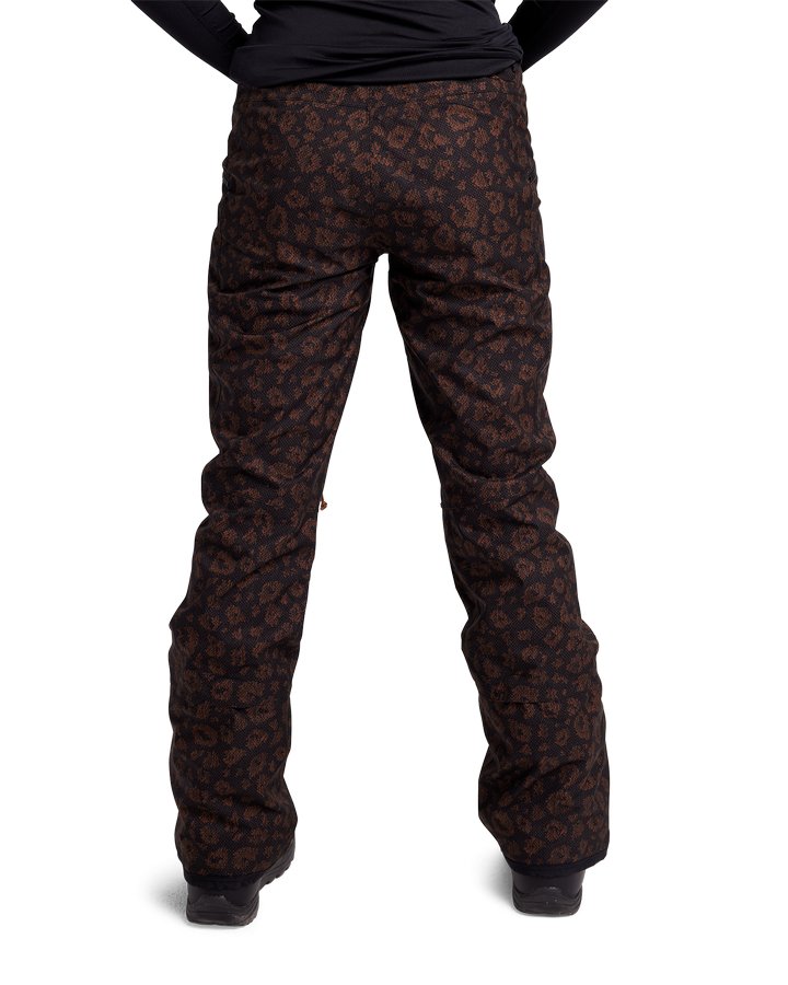 Burton Marcy Womens High Rise Pant - Animal Cheetah - 2022 (L) Snow Pants - Trojan Wake Ski Snow