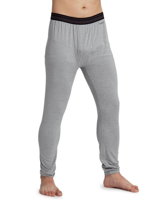 Burton Men's Lightweight X Base Layer Pants - Gray Heather Thermals - Trojan Wake Ski Snow