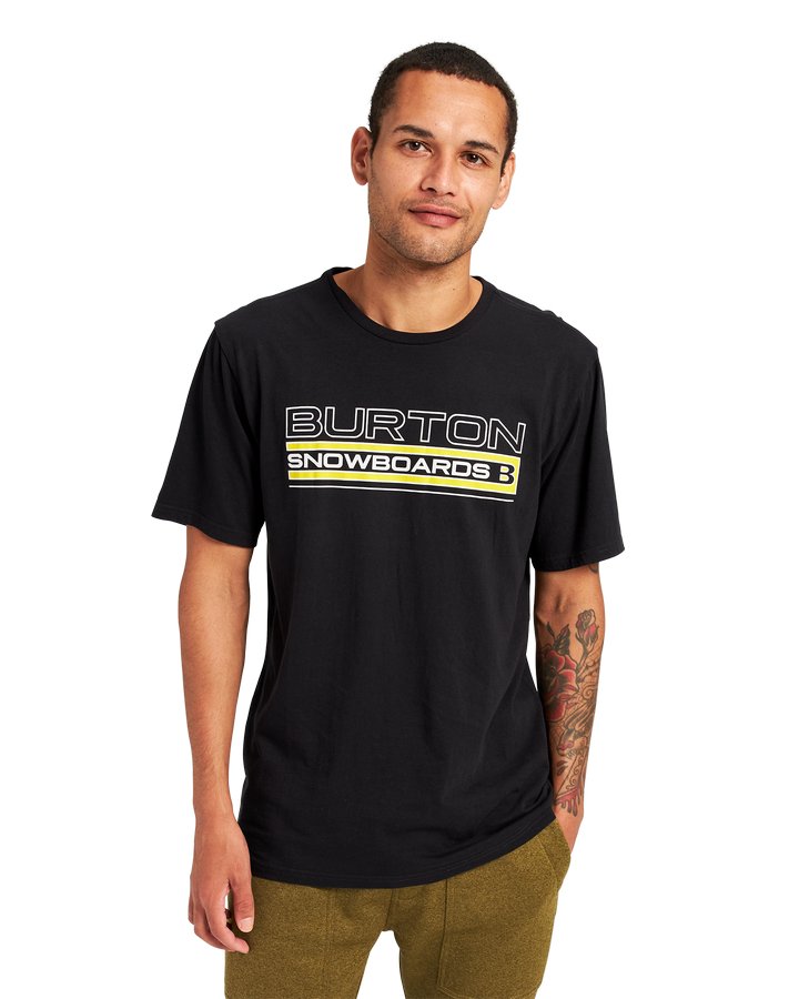 Burton Hiddenmeadow Short Sleeve T-Shirt - True Black - 2022 Shirts & Tops - Trojan Wake Ski Snow