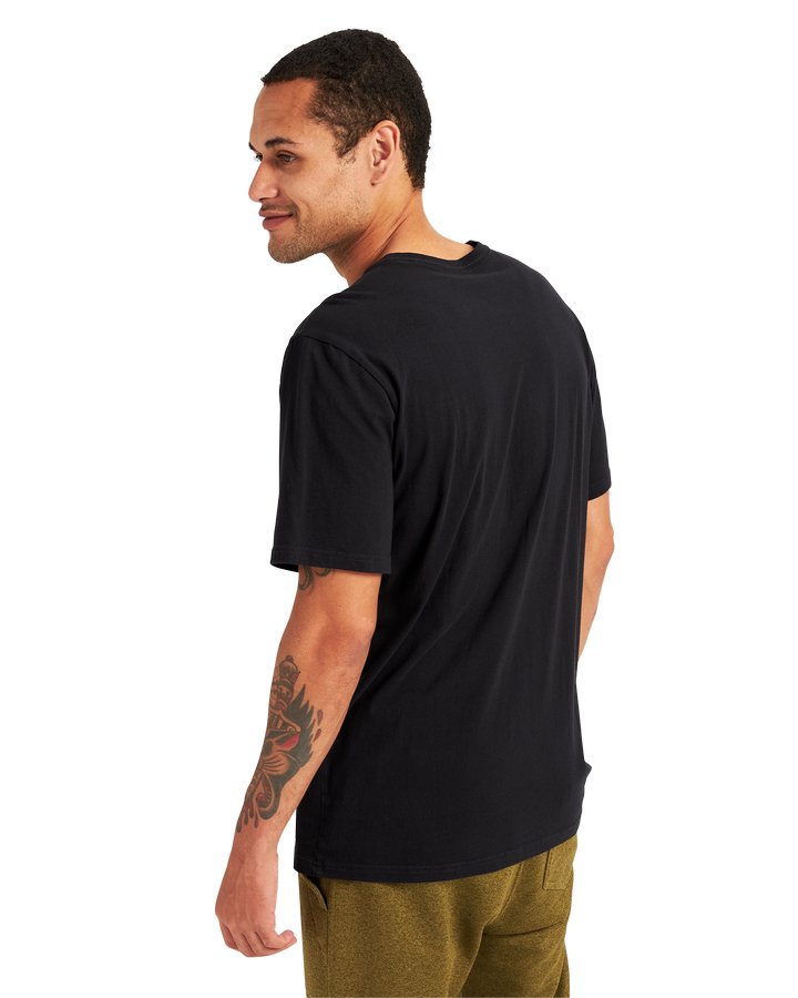 Burton Hiddenmeadow Short Sleeve T-Shirt - True Black - 2022 Shirts & Tops - Trojan Wake Ski Snow