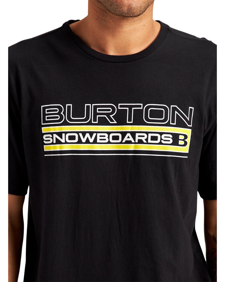 Burton Hiddenmeadow Short Sleeve T-Shirt - True Black - 2022 Shirts & Tops - Trojan Wake Ski Snow