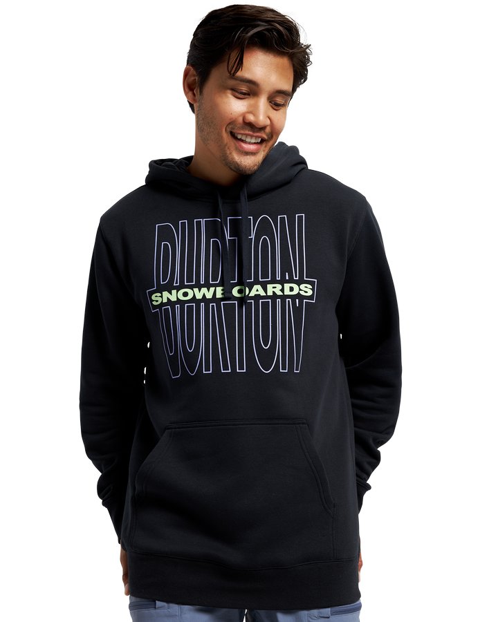 Burton Farrington Pullover Hoodie - True Black Hoodies & Sweatshirts - Trojan Wake Ski Snow