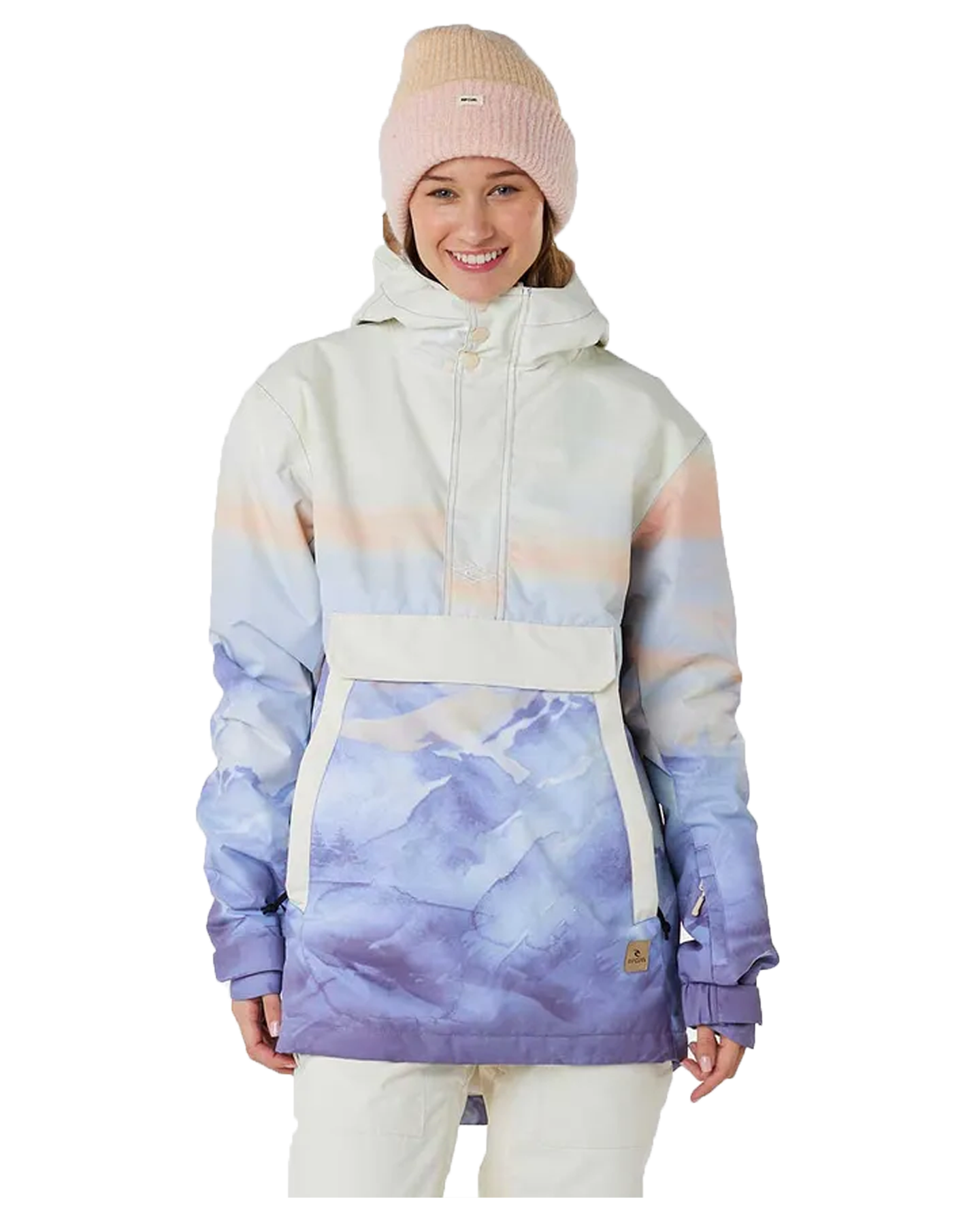 Rip Curl Anti Series Rider 10K Women's Anorak Jacket Snow Jackets - Trojan Wake Ski Snow