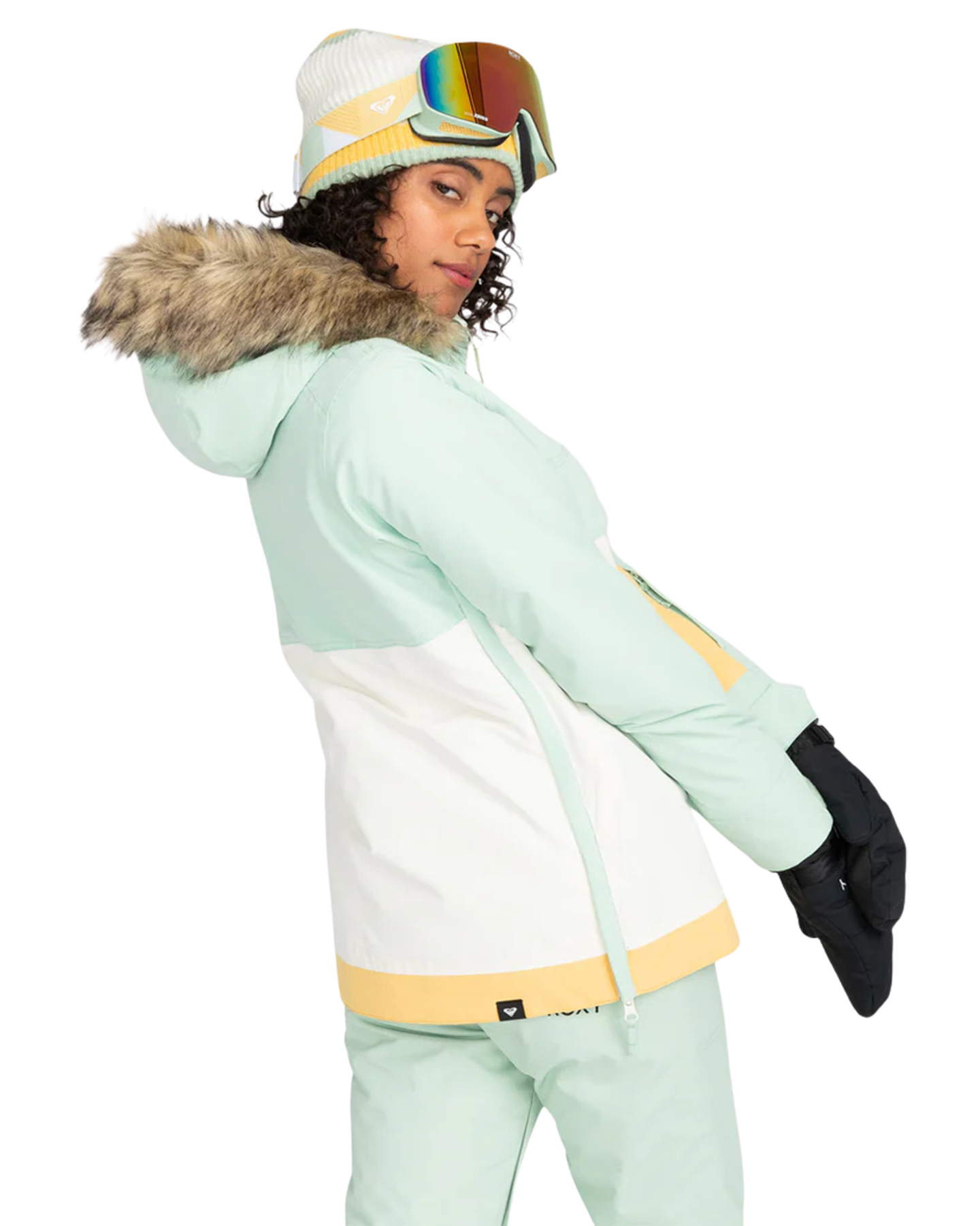 Roxy Women's Shelter Technical Snow Jacket - Cameo Green Women's Snow Jackets - Trojan Wake Ski Snow