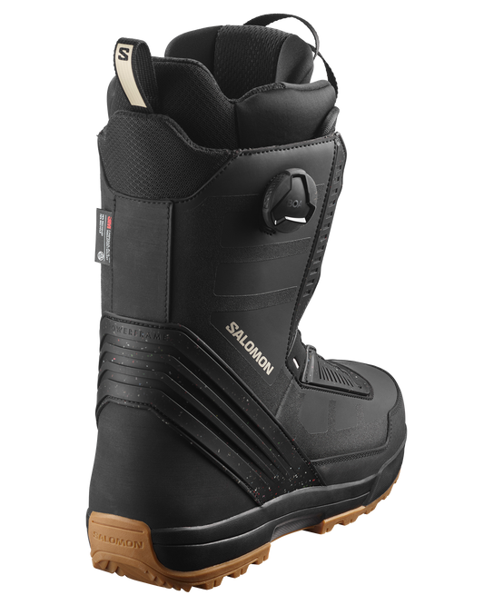 Salomon Malamute Dual Boa Snowboard Boots - Black / Black / Black - 2024 Snowboard Boots - Trojan Wake Ski Snow