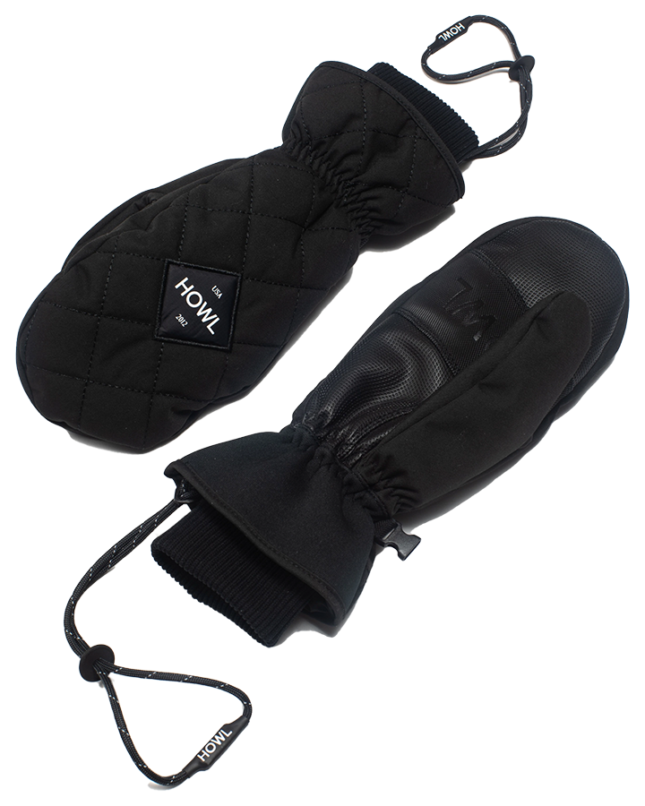 Howl Jed Mittens - Black - 2023 Snow Gloves & Mittens - Trojan Wake Ski Snow