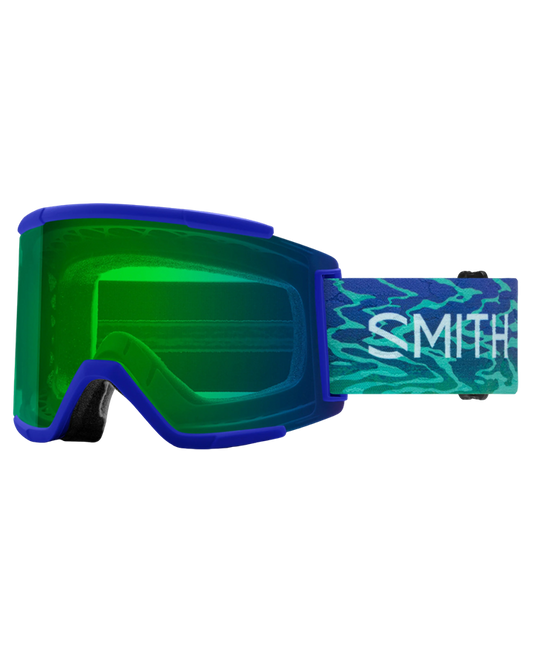 Smith Squad MAG Snow Goggles - Lapis Brain Waves / ChromaPop Everyday Green Mirror - 2023 Snow Goggles - Trojan Wake Ski Snow