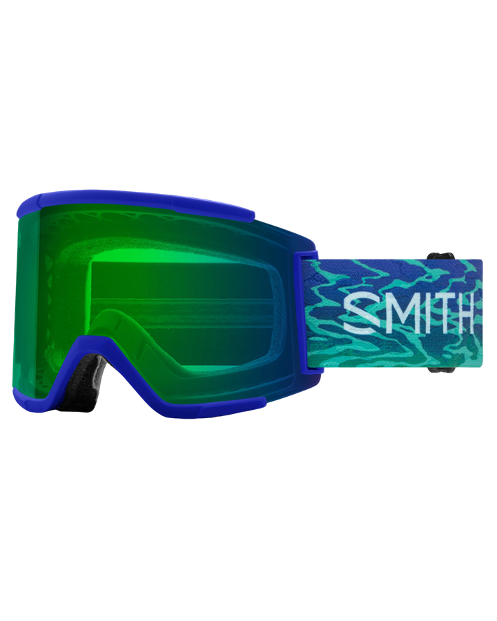 Smith Squad MAG Snow Goggles - Lapis Brain Waves / ChromaPop Everyday Green Mirror - 2023 Snow Goggles - Trojan Wake Ski Snow